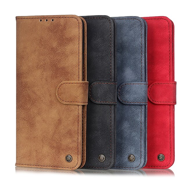 

Phone Case For Samsung Galaxy Full Body Case Leather Wallet Card S22 S21 Plus S22 S21 Ultra S22 S21 A32 A42 S20 S20 Plus S20 ultra S20 FE A51 Wallet Card Holder Shockproof Solid Color PU Leather