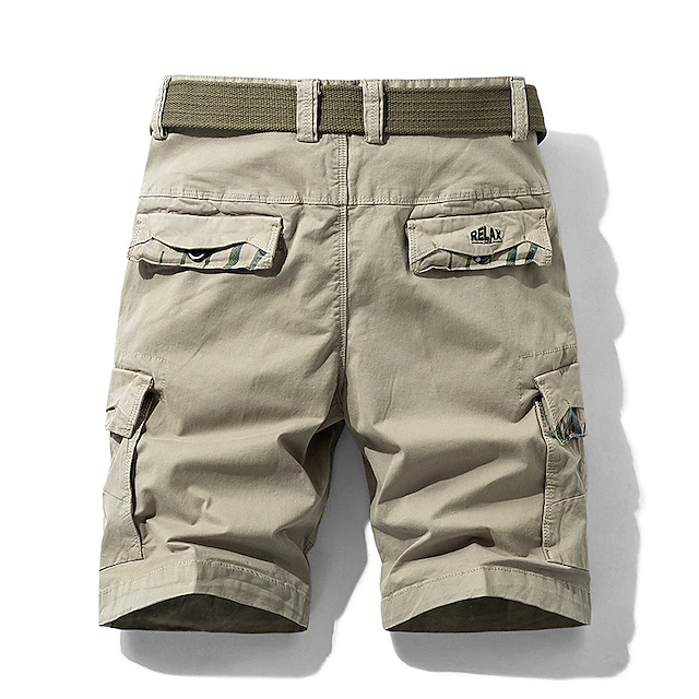 Men's Cargo Shorts Bermuda shorts Hiking Shorts Multi Pocket Plain ...