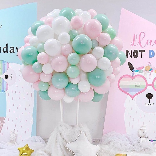 Home & Garden Home Decor | 100pcs Colorful Pearl Gold White Latex Balloon Wedding Birthday Party Decoration child Kids Toy Air B