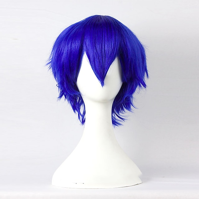  Peruci sintetice scurte pentru femei alb violet albastru blond galben negru roșu perucă de cosplay femei din fibră rezistentă la temperaturi ridicate pentru Halloween