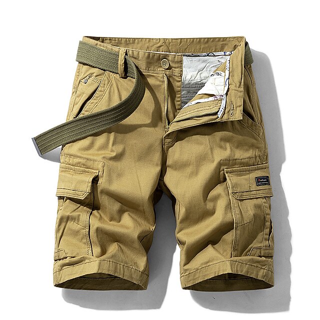 Men's Hiking Shorts Hiking Cargo Shorts Military Solid Color Summer Outdoor 10