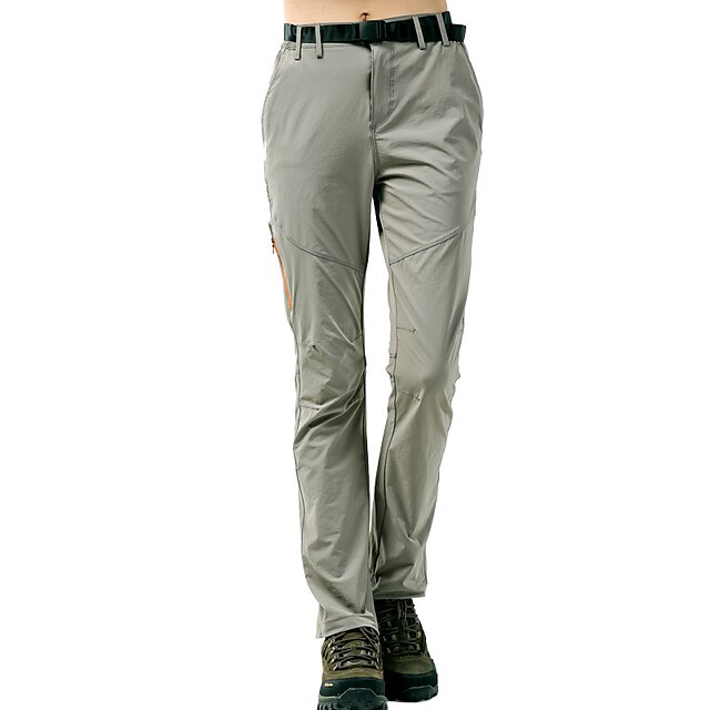  Femme Pantalon de Randonnée Couleur unie Eté Extérieur Confort Multi-poche Séchage rapide Respirable Pantalons / Surpantalons Gris foncé Noir Gris clair Rose rouge Chasse Pêche Escalade L XL XXL XXXL