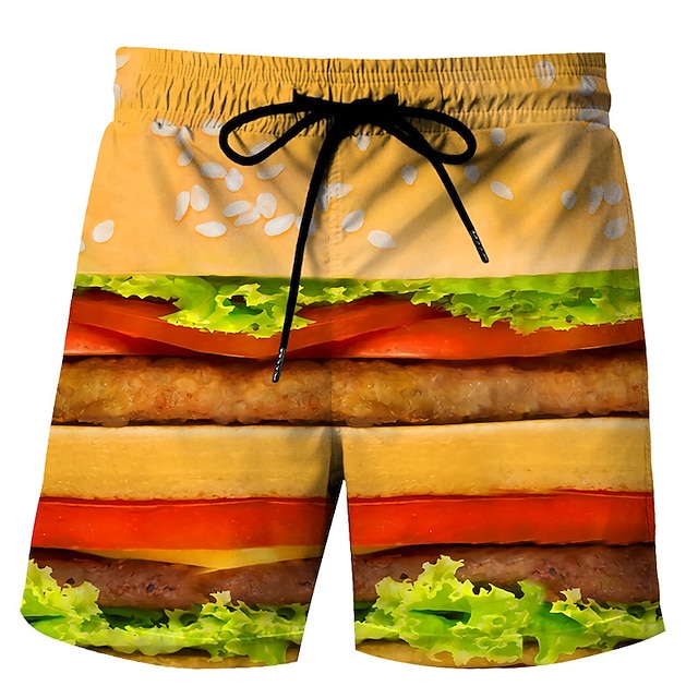 

Men's Swim Shorts Swim Trunks Board Shorts Bottoms Breathable Quick Dry Drawstring - Swimming Surfing Beach Water Sports Printed Summer