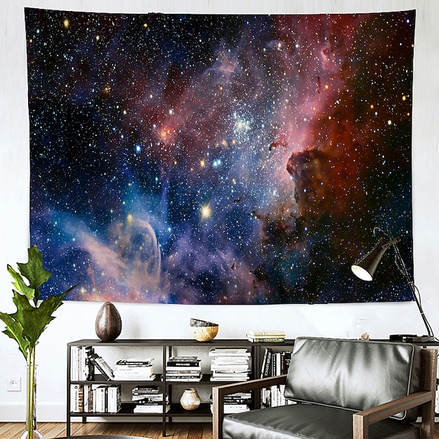 Home & Garden Home Decor | Carina Nebula Wall Tapestry Art Decor Blanket Curtain Hanging Home Bedroom Living Room Polyester - QF