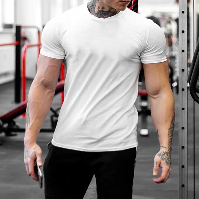 Sports & Outdoors Running, Jogging & Walking | Mens Short Sleeve Workout Tops Running Shirt Tee Tshirt Top Athletic Casual Summe