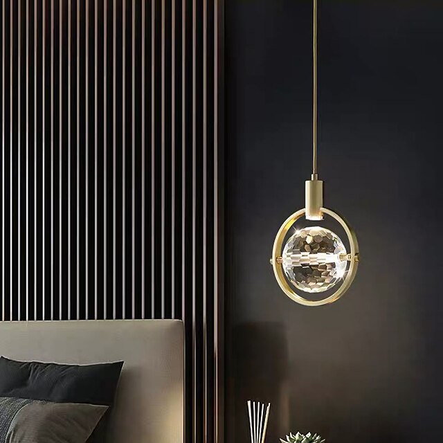 Lights & Lighting Pendant Lights | 20 cm Pendant Lantern Design Pendant Light Copper Brass LED Modern 110-120V 220-240V - XP6908