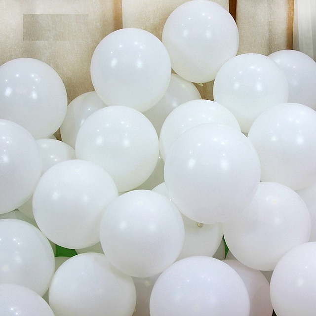 Home & Garden Home Decor | 100pcs Colorful Pearl Gold White Latex Balloon Wedding Birthday Party Decoration child Kids Toy Air B