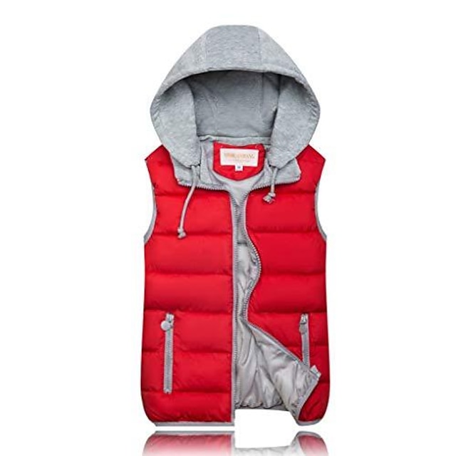  Women's Lightweight Puffer Vest Fishing Vest Hiking Fleece Vest Sleeveless Jacket Top Outdoor Padded Insulated Vest with Pockets Quick Dry Breathable Thermal Warm Winter Full Zip Wine Red Climbing