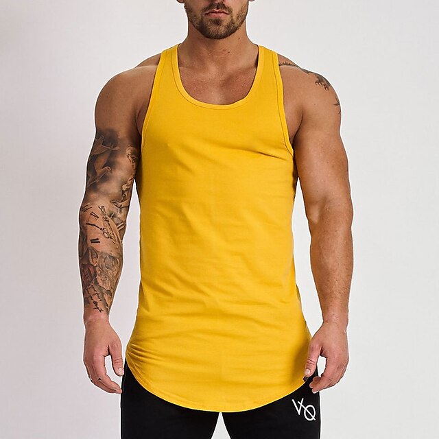 Sports & Outdoors Running, Jogging & Walking | Mens Sleeveless Workout Tank Top Running Tank Top Running Singlet Vest / Gilet At