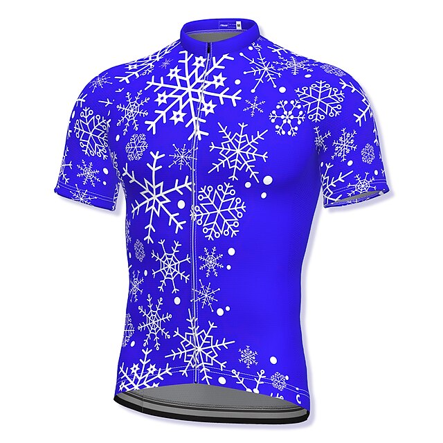 Sports & Outdoors Cycling | 21Grams Mens Short Sleeve Cycling Jersey Bike Jersey Top with 3 Rear Pockets Mountain Bike MTB Road 