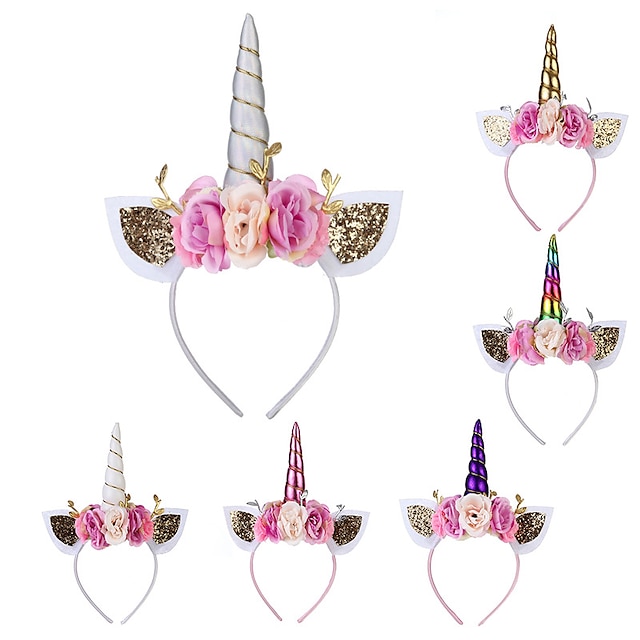  Kids / Toddler Girls' Unicorn Hair Accessories