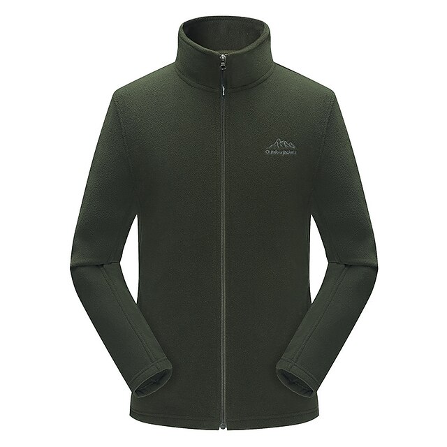 men's skull windproof fleece jacket