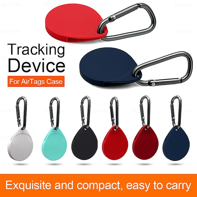 Phones & Accessories Phone Cases & Covers | Drop Shape Silicone Protective Case Compatible with Airtags Bluetooth Tracker Cover 