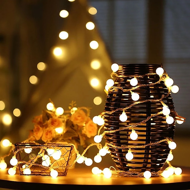  светодиодные гирлянды маленькая лампочка звезда 1,5 м 10 светодиодов 3 м 20 светодиодов USB или аккумуляторная гирлянда гирлянда сказочная световая струна для рождественской свадьбы дома на открытом