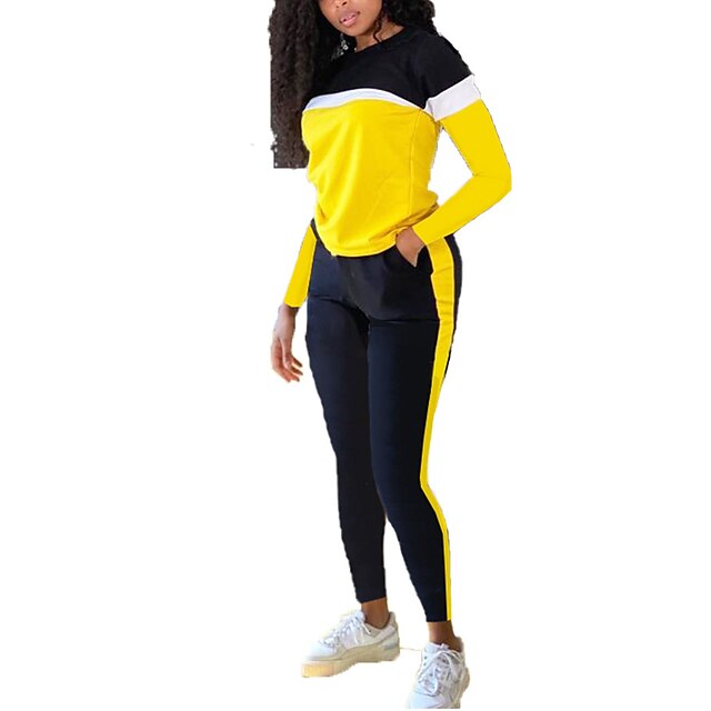 Sports & Outdoors Running, Jogging & Walking | Womens Tracksuit Sweatsuit Jogging Suit Street Casual Long Sleeve Breathable Soft