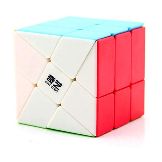  qiyi windmill 3x3 stickereless magic cube qiyi wheel fenghuolun 3x3x3 speed cube puzzle