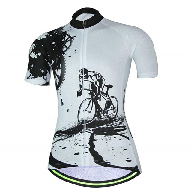 Sports & Outdoors Cycling | 21Grams Womens Short Sleeve Cycling Jersey Bike Jersey Top with 3 Rear Pockets Mountain Bike MTB Bre