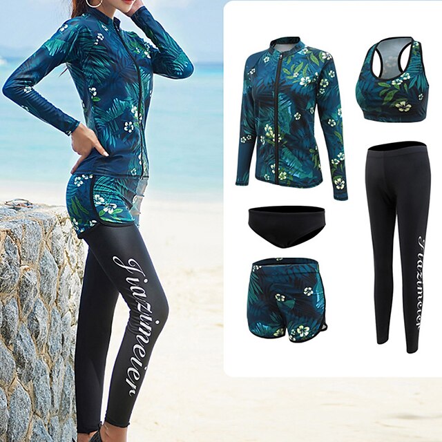 Sports & Outdoors Surfing, Diving & Snorkeling | Womens Rash Guard Rash guard Swimsuit UV Sun Protection UPF50+ Breathable Long 