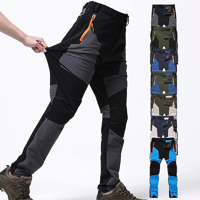 Viodia Men's Quick Dry Hiking Cargo Pants Lightweight Camping Pants for Men UPF50 Outdoor Pants with Pockets 