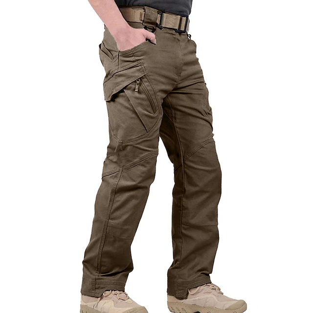 Men's Cargo Pants Cargo Trousers Tactical Pants Solid Color Ripstop ...