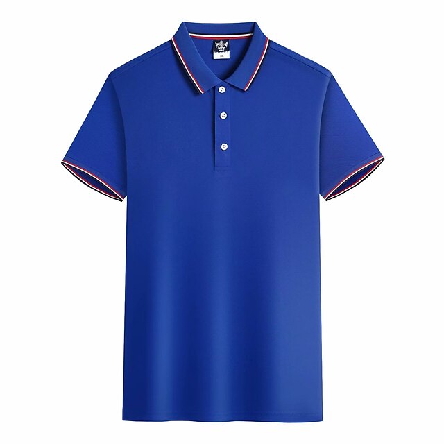 

Men's T shirt Hiking Tee shirt Golf Shirt Short Sleeve Tee Tshirt Top Outdoor Quick Dry Lightweight Breathable Sweat wicking Autumn / Fall Spring Summer Sapphire Navy Kong Lan Hunting Fishing Climbing