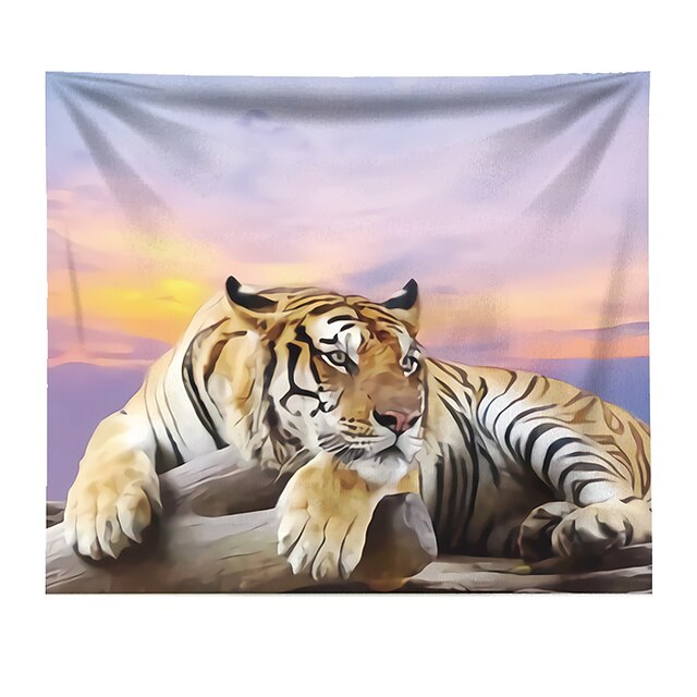 Home & Garden Home Decor | Wall Tapestry Art Decor Blanket Curtain Hanging Home Bedroom Living Room Decoration Polyester Tiger L