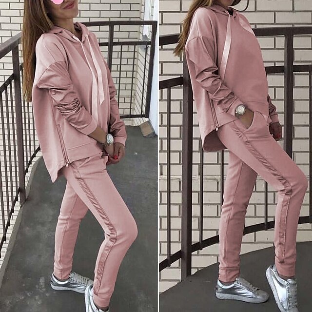 Sports & Outdoors Running, Jogging & Walking | Womens Tracksuit Sweatsuit Jogging Suit Street Casual Long Sleeve Breathable Soft