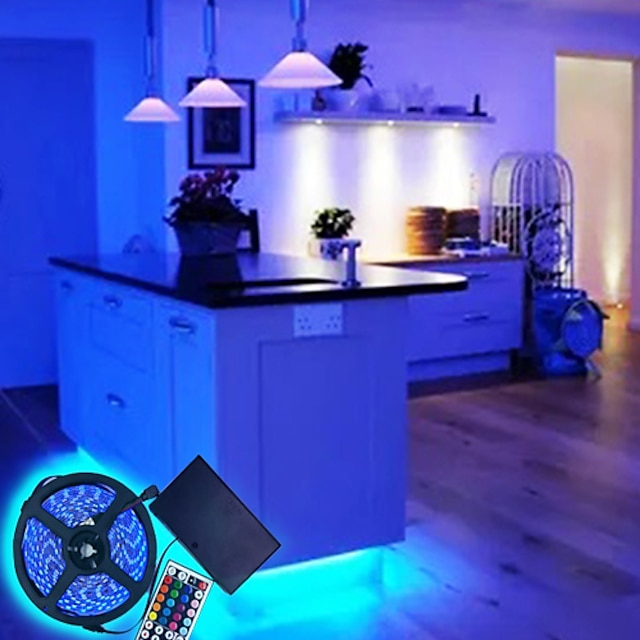 5M 12V SMD 3528 300 LEDs WARM WHITE LED Lighting Strip for Kitchen Cabinet Decor 