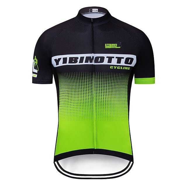 CAWANFLY Hombre Manga Corta Maillot de ciclismo con culotte largo Verano  Poliéster Negro / amarillo Negro / verde Bicicleta Chándal Camiseta /  Maillot Cima Ciclismo de Pista Secado rápido Transpirable 8578883 2021 –  $27.99