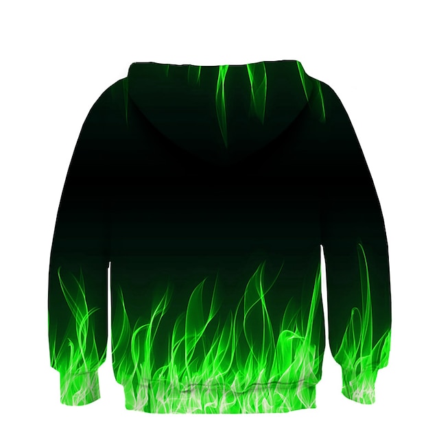  Año Nuevo Chico 3D Graphic 3D Sudadera y Capucha Manga Larga Impresión 3D Activo Niños