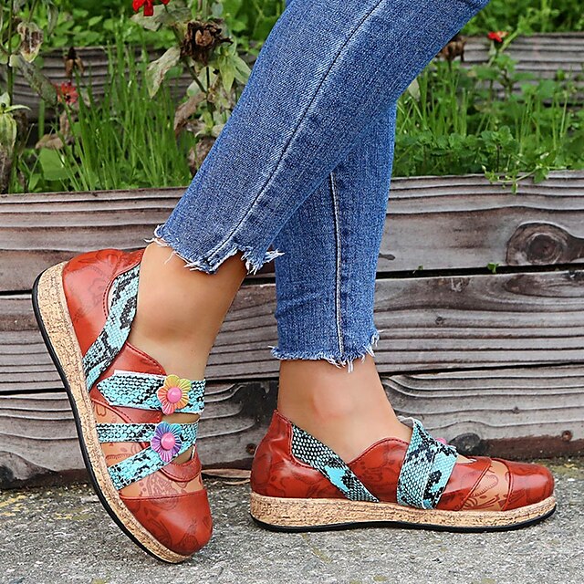 Sandalen in het Rood Dames Schoenen voor voor Platte schoenen voor Platte sandalen Think 