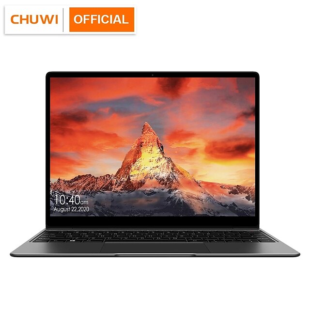  CHUWI GemiBook Netbooks 13 inch 2K IPS LPDDR4X 12GB 256GB SSD Computer Intel Celeron Quad Core Laptop with Backlit Keyboard