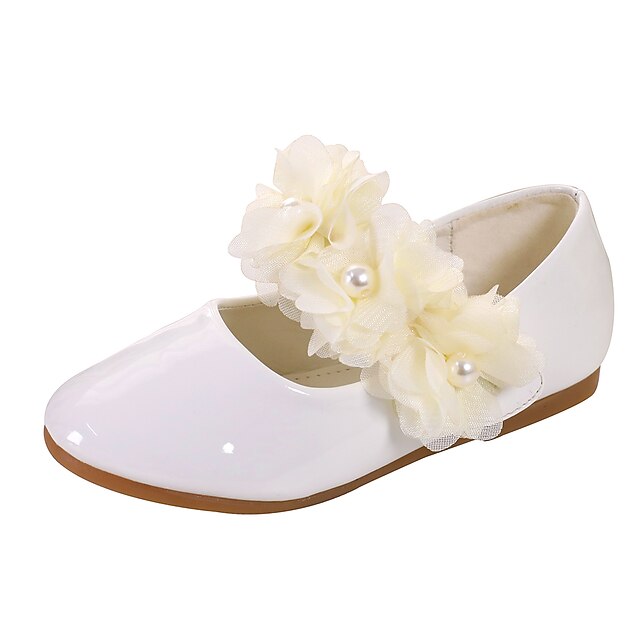 Girls' Flats Flower Girl Shoes Patent Leather Wedding Dress Shoes