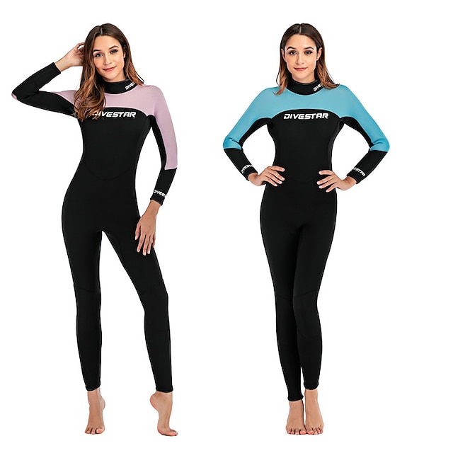 Sports & Outdoors Surfing, Diving & Snorkeling | DIVESTAR Womens Full Wetsuit 3mm SCR Neoprene Diving Suit Thermal Warm UPF50+ Q