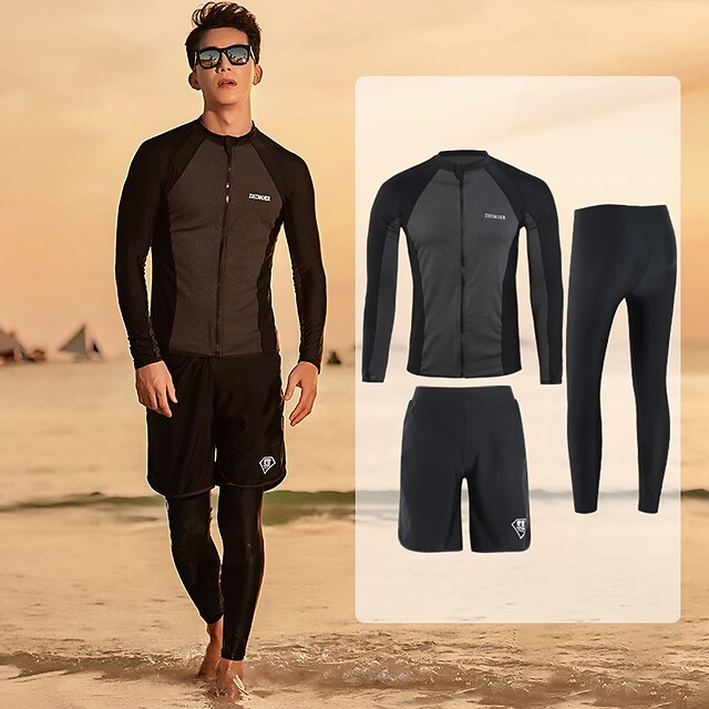 Sports & Outdoors Surfing, Diving & Snorkeling | Mens Rash Guard Rash guard Swimsuit UV Sun Protection UPF50+ Breathable Long Sl