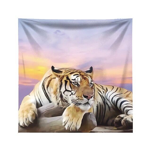 Home & Garden Home Decor | Wall Tapestry Art Decor Blanket Curtain Hanging Home Bedroom Living Room Decoration Polyester Tiger L