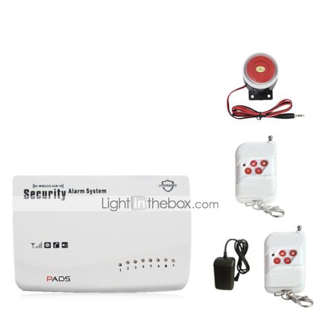 Wireless GSM Burglar Alarm System Garage Detector Motion Sensor Detector Security Protection Phone Dailing Smart Accessories Key Control Arming And Disarming