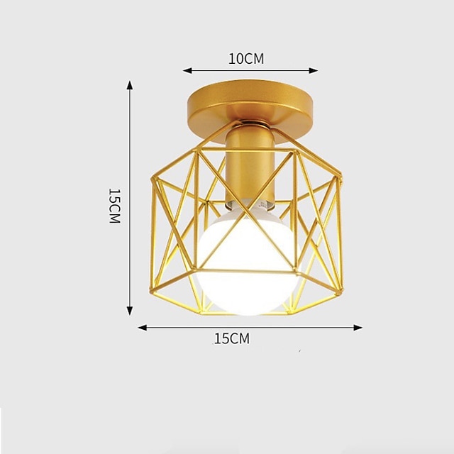 Lights & Lighting Pendant Lights | LED Mini Ceiling Light Porch Light Corridor Light Modern Gold 15 cm Line Design Island Design