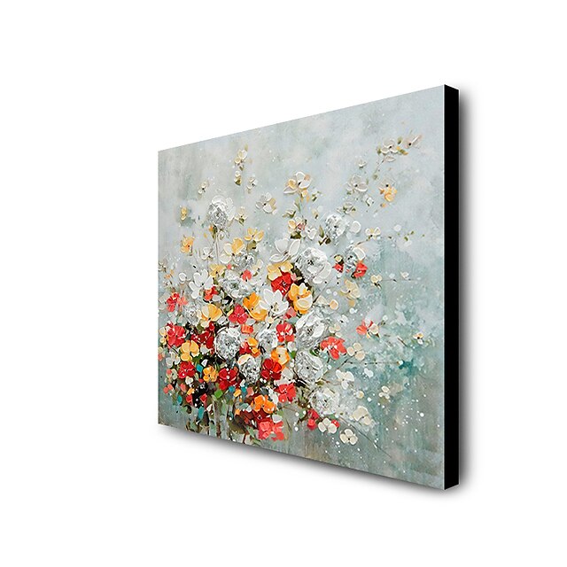 Home & Garden Wall Art | Oil Painting Hand Painted Abstract Flowers by Canvas Painting Comtemporary Simple Modern Stretched Canv