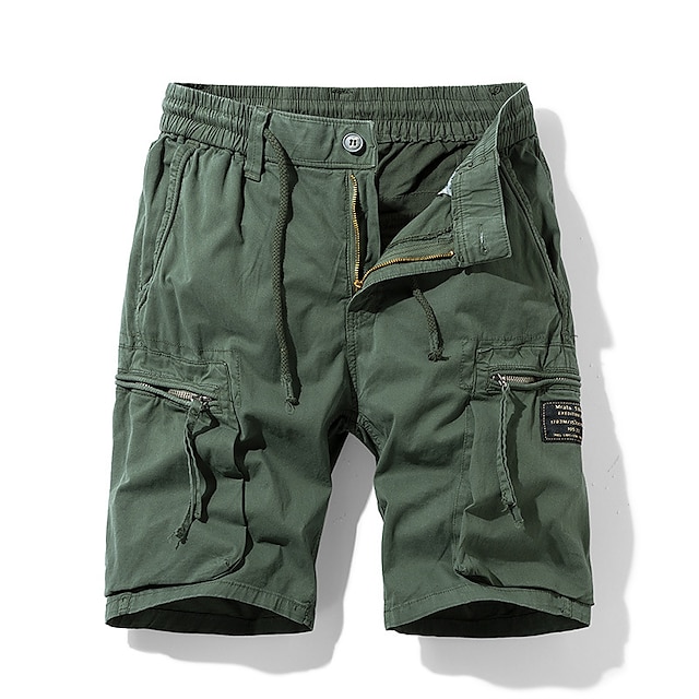 Men's Cargo Shorts Hiking Shorts Elastic Waist Multi Pocket Multiple ...