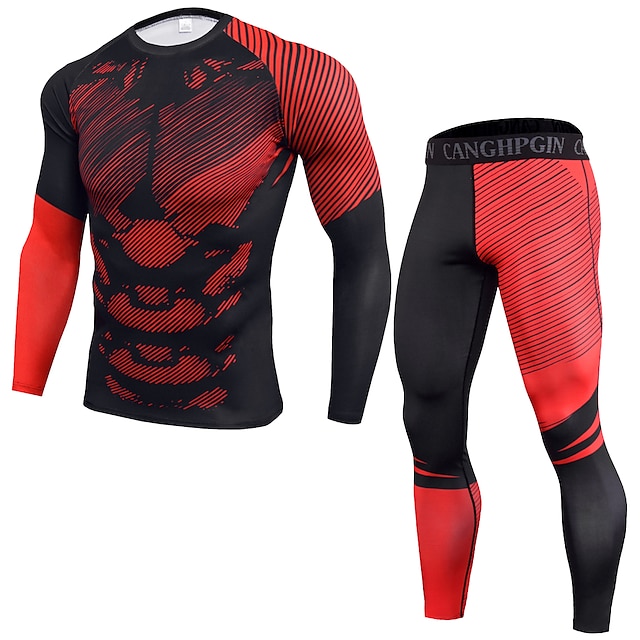 Sports & Outdoors Running, Jogging & Walking | JACK CORDEE Mens 2 Piece Patchwork Activewear Set Compression Suit Athletic Athle