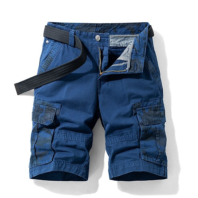 Men's Cargo Shorts Bermuda shorts with Side Pocket Multi Pocket Flap