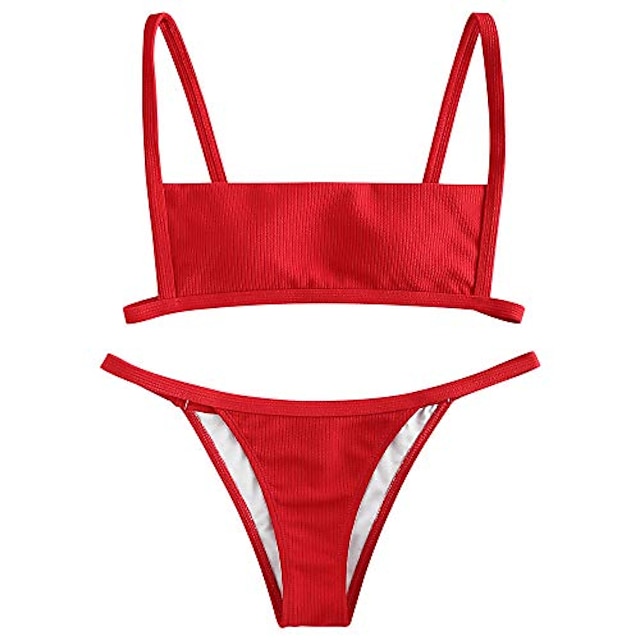 zaful red swimsuit