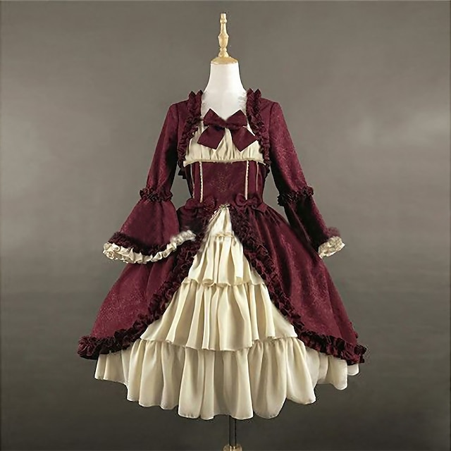  Medieval Cocktail Dress Vintage Dress Dress Movie / TV Theme Costumes Women's Cosplay Costume Masquerade Party & Evening Festival Dress