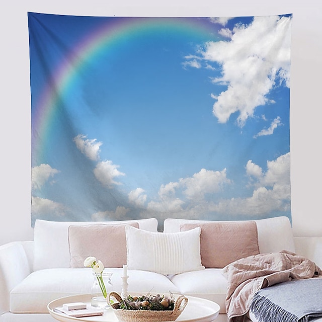 Home & Garden Home Decor | Rainbow Wall Tapestry Art Decor Blanket Curtain Hanging Home Bedroom Living Room Decoration Polyester