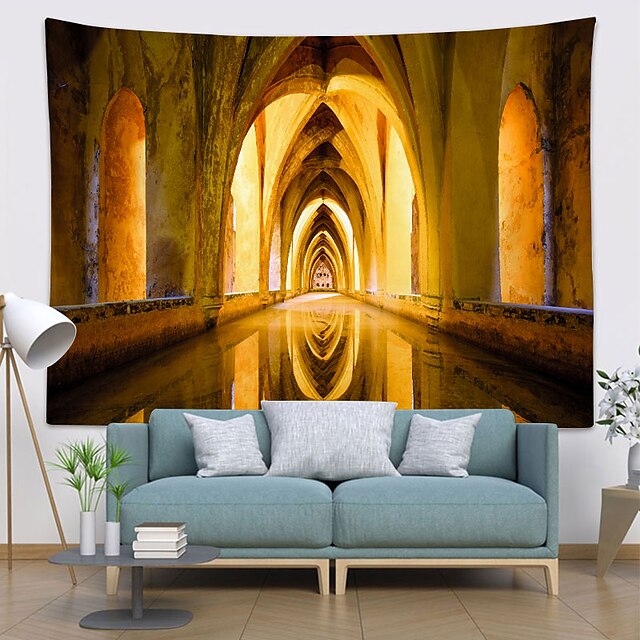 Home & Garden Home Decor | Wall Tapestry Art Decor Blanket Curtain Hanging Home Bedroom Living Room Decoration Polyester - IP212