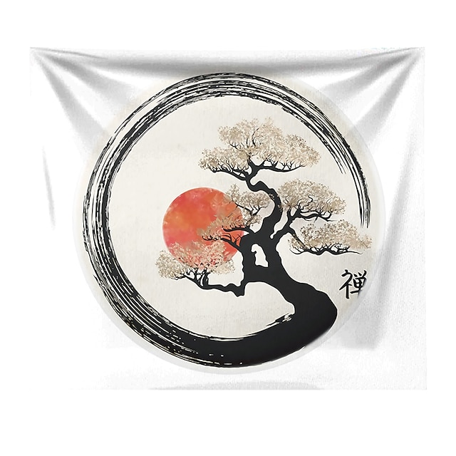 Home & Garden Home Decor | Chinese Style Ink Painting Style Wall Tapestry Art Decor Blanket Curtain Hanging Home Bedroom Living 