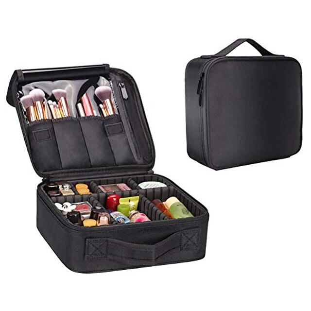 portable makeup train case