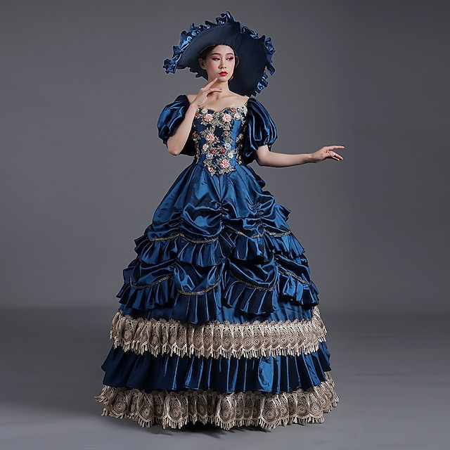 Princess Maria Antonietta Rococo Victorian Renaissance Cocktail Dress ...