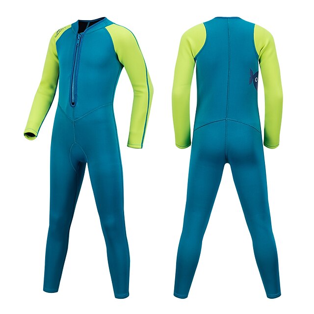 Sports & Outdoors Surfing, Diving & Snorkeling | SBART Boys Girls Full Wetsuit 2mm SCR Neoprene Diving Suit Thermal Warm UPF50+ 